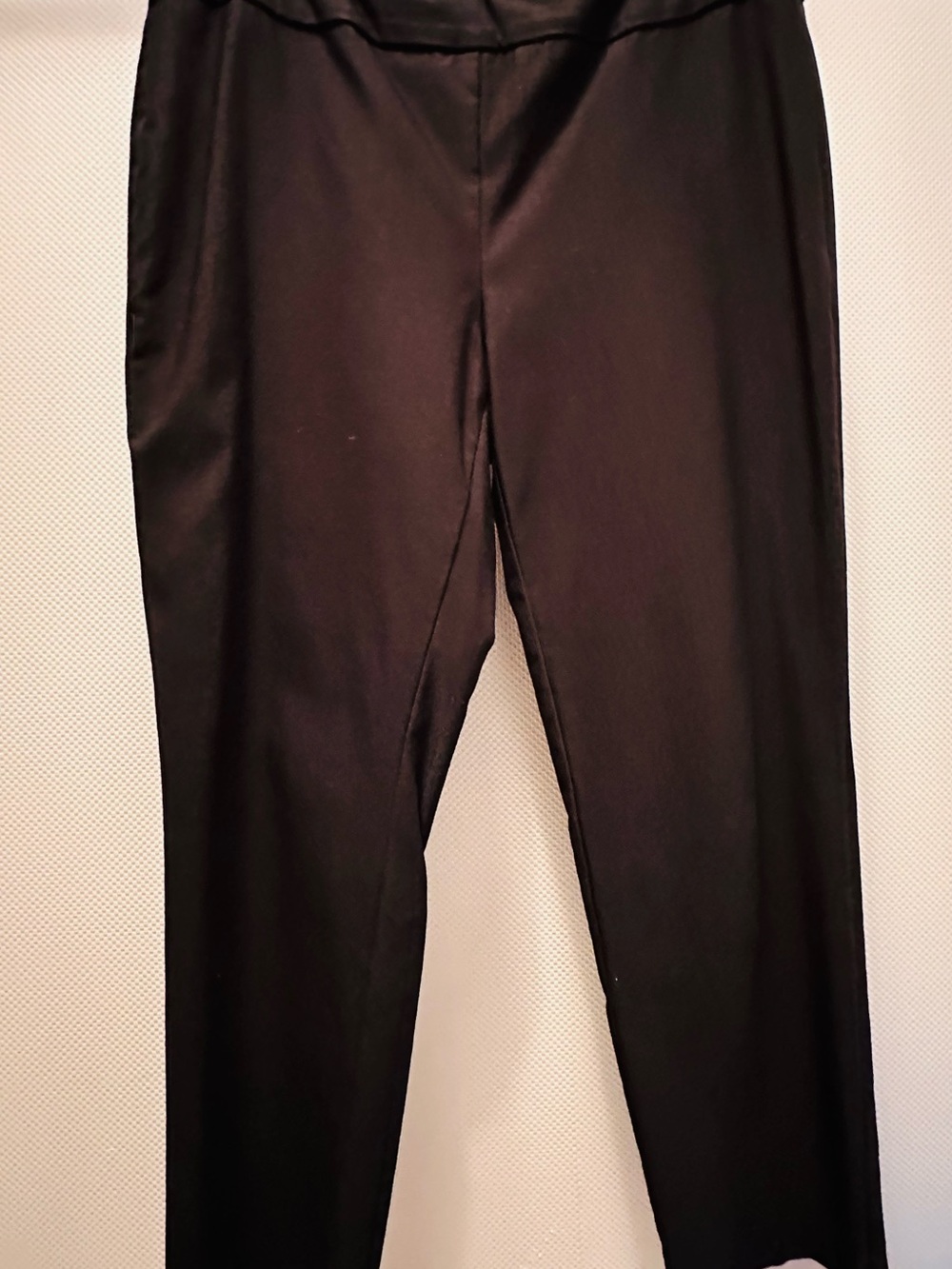 Tribal Women's Black Ankle Cropped Ponte Pants